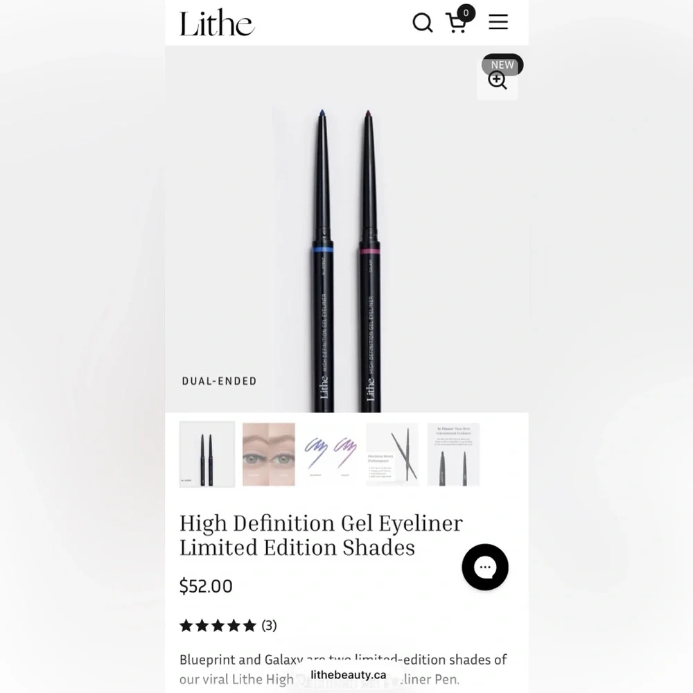 Lithe High Definition Gel Eyeliner Limited Edition Shades- BluePrint and Galaxy